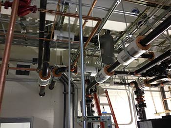 boiler room rough-in completed by Heinz Mechanics serving Portland OR