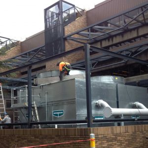 Cooling Tower Contractor Job at Portland State University by Heinz Mechanical Industries Inc